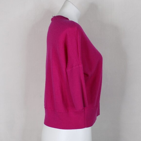 NWOT Anthropologie Pink Wool Crewneck Sweater - Picture 3 of 8